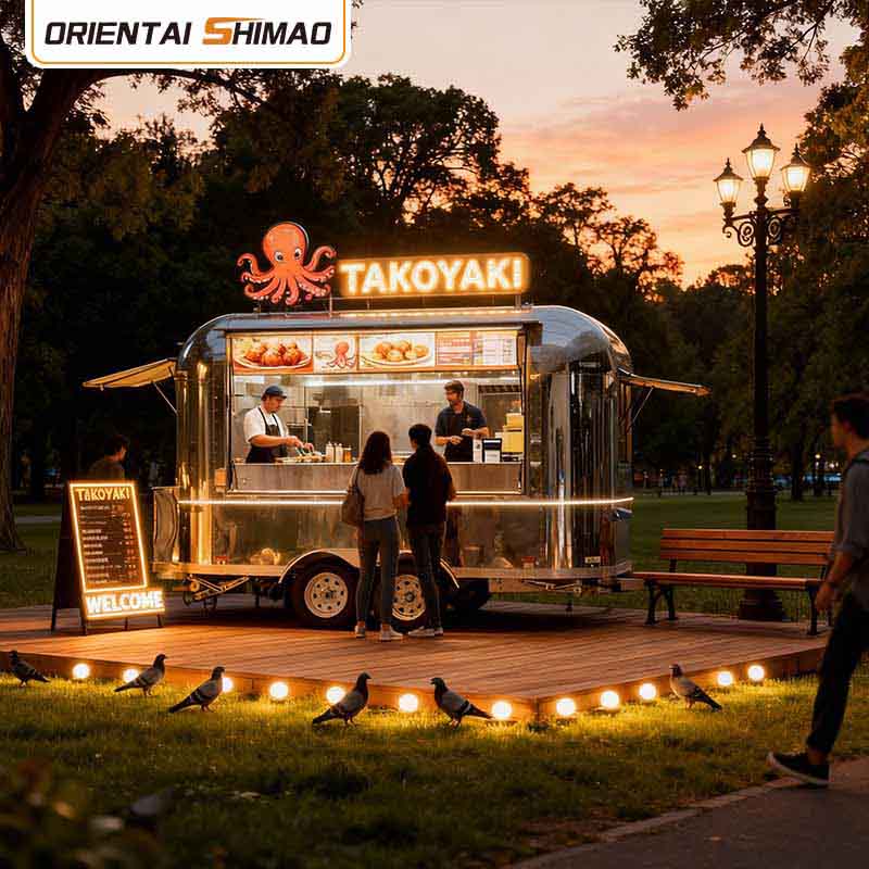 Ice Cream Trailer Street Food Mobile Catering Food Trailer Food Truck