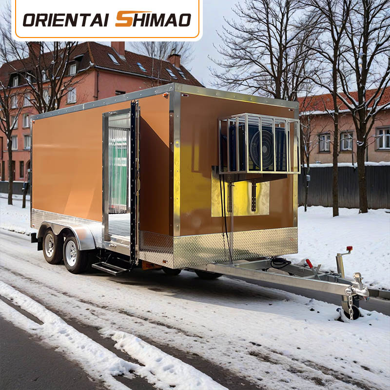 Insulated Freezer Trailer ສໍາລັບອຸນຫະພູມທີ່ຮຸນແຮງ